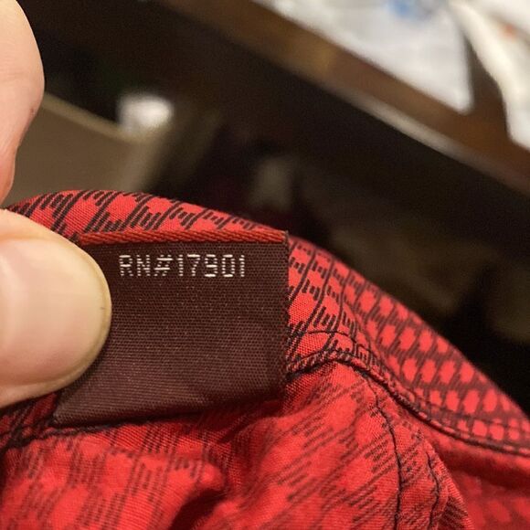 Cinch Classic Cowboy Collection Red Snap Button Long Sleeve Shirt Size Medium - Picture 8 of 9